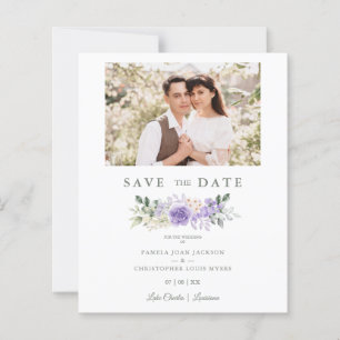 Lámina Photo Romantic Purple Shades Roses Wreath Wedding 