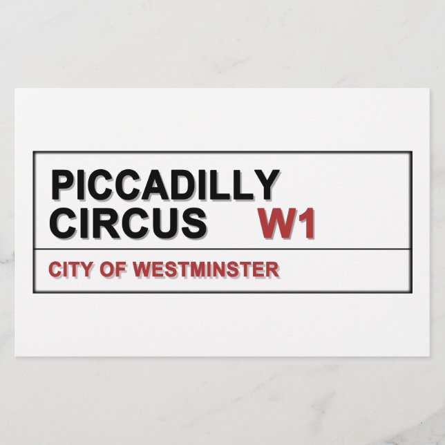 Lámina Piccadilly Circus London (Anverso)