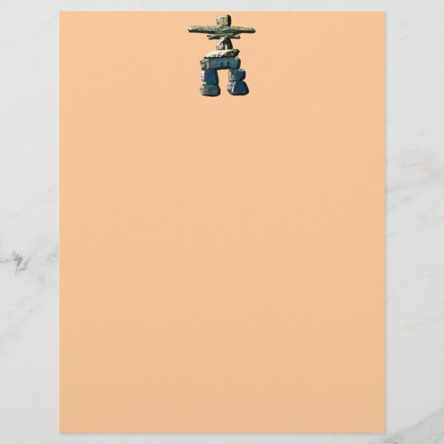 Lámina Piedras de espíritu nativo americano de Inukshuk (Anverso)