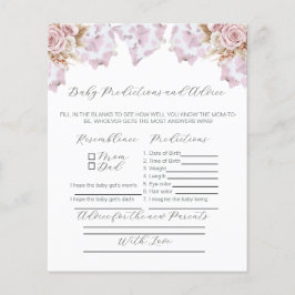 Lámina Piel de vaca Baby Shower Advance para el juego de