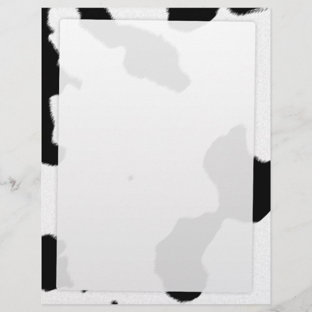 Lámina Piel de vaca lechera (Anverso)