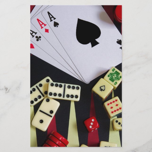 Lámina Piezas de juego de casino (Anverso)