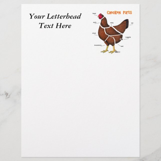 Lámina Piezas de pollo (Anverso)