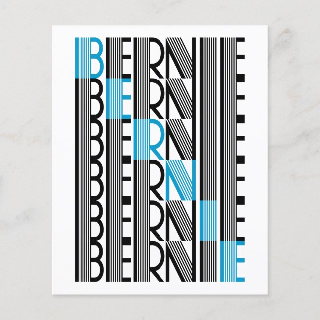 Lámina pilas de texto de bernie (Anverso)