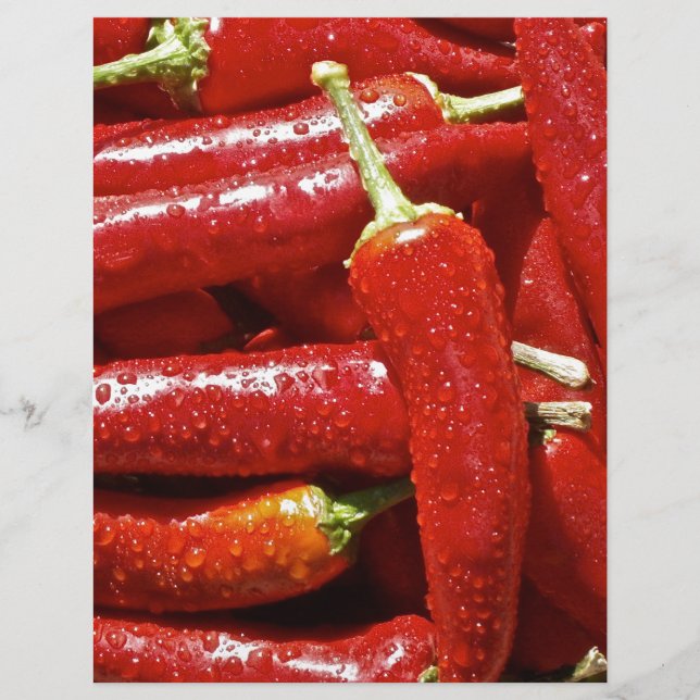 Lámina Pimientos picantes rojos (Anverso)