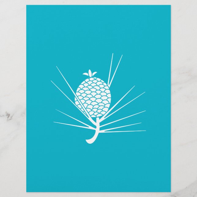 Lámina Piña con agujas (Anverso)