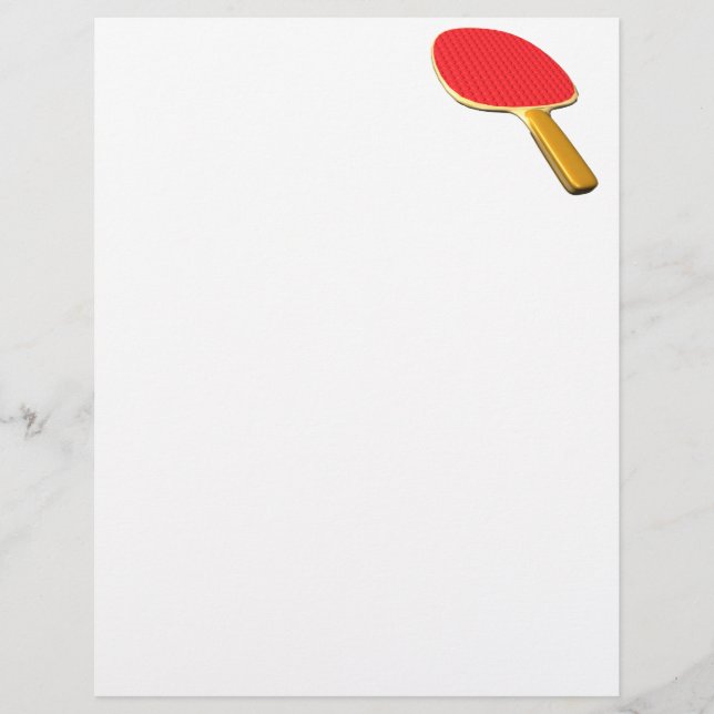 Lámina Ping Pong Paddle (Anverso)