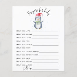 Lámina Pingüino Cute - juego Fiesta | Oraciones para el b