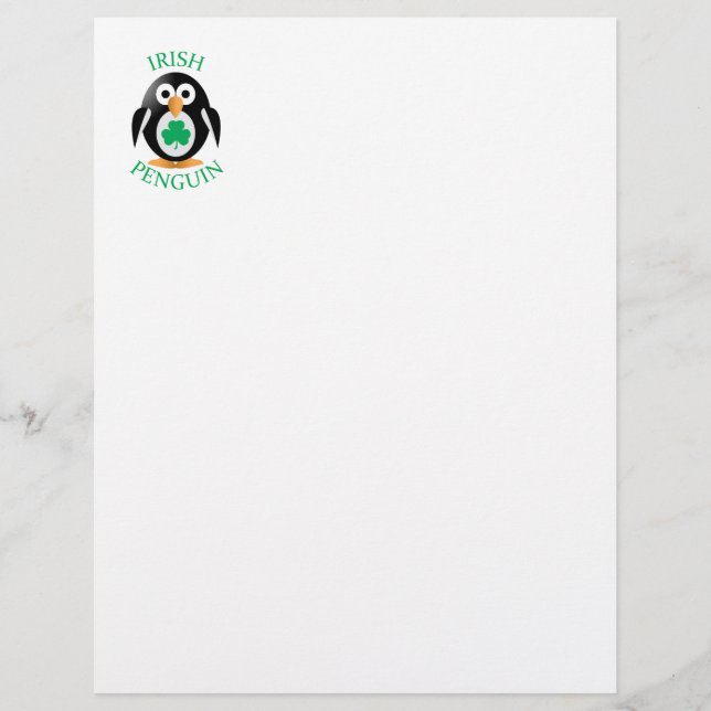 Lámina Pingüino irlandés (Anverso)