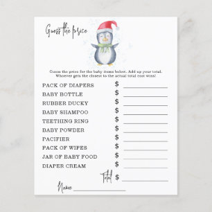 Lámina Pingüino - Juegos de Fiesta Juego de adivinanzas