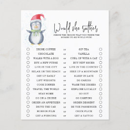 Lámina Pingüino - ¿Le gustaría?