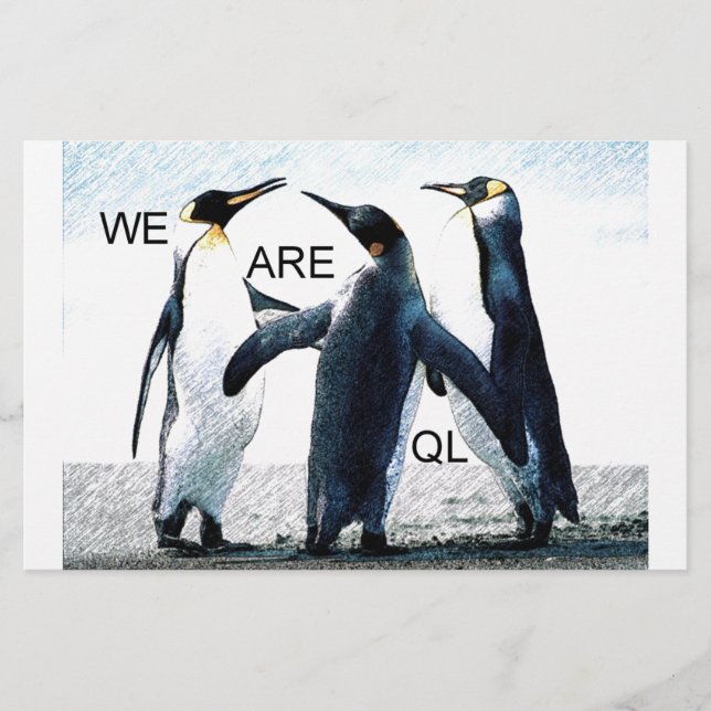 Lámina pingüinos (Anverso)