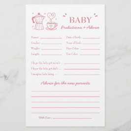 Lámina Pink Baby Is Brewing Coffee Predictions and Advice