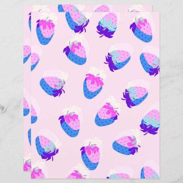 Lámina Pink de fresa (Anverso / Reverso)