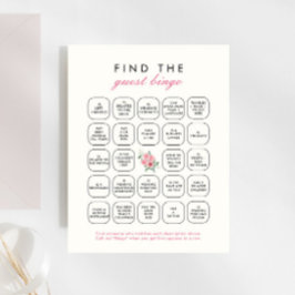 Lámina Pink Love Shack Fiance Encuentra El Juego De Bingo