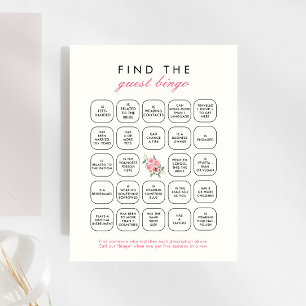 Lámina Pink Love Shack Fiance Encuentra El Juego De Bingo