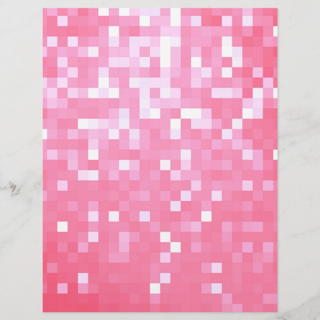 Lámina Pink Pixel Sparkle (Anverso)