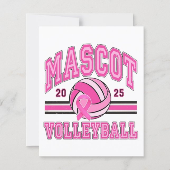 Lámina 🏐 💖 Pink Power Voleibol 🎗️ (Anverso)