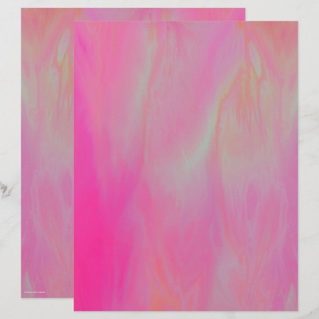 Lámina Pink Skies Scrapbook Paper 2-Sided Page (Anverso / Reverso)