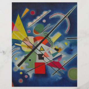 Lámina Pintura azul de Kandinsky
