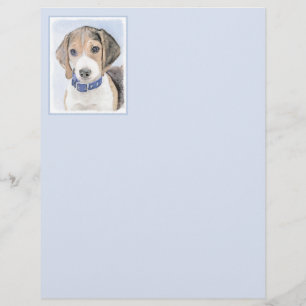 Lámina Pintura Beagle - Arte Perro Original Cuto