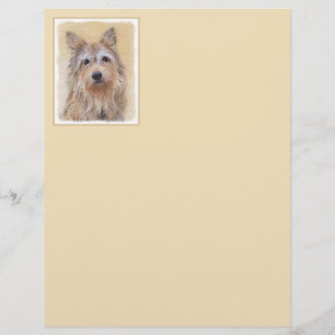 Lámina Pintura de Berger Picard - Arte de Perro Original.
