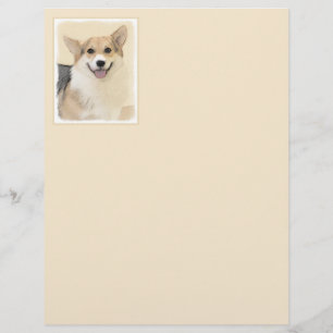 Lámina Pintura de Corgi galés de Pembroke - Arte Perro Or