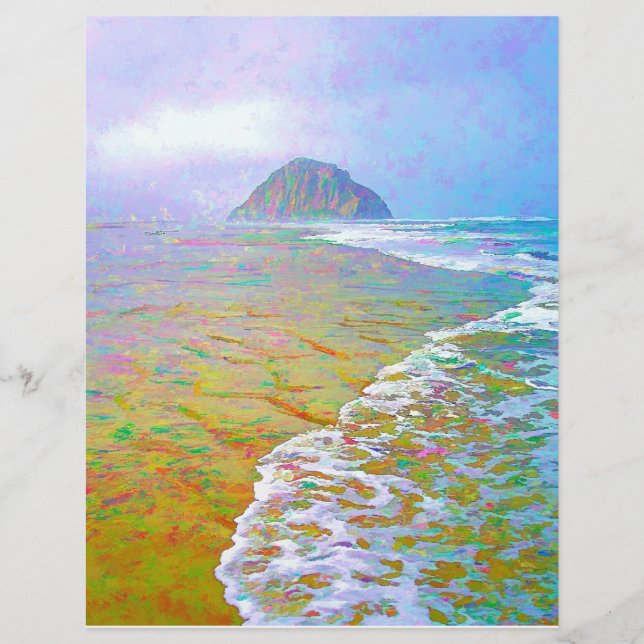 Lámina Pintura de Morro Bay (Anverso)
