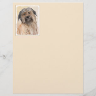Lámina Pintura de pastor pirenaico - Arte de perro origin