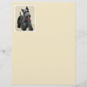 Lámina Pintura de Terrier Escocés - Arte Original de Perr