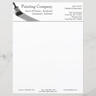 Lámina Pintura Painter Service Company Brush Gray