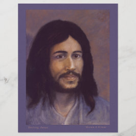 Lámina Pintura sonriente de Jesús Pastel por Miriam Kilme