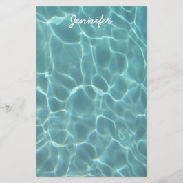 Lámina Piscina Personalizada de Color Verde Acuático Foto
