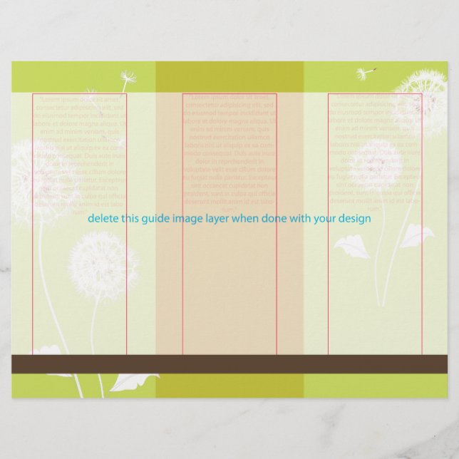 Lámina PixDezines dandelions/fondo de diy+trim (Anverso)