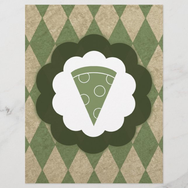 Lámina pizza antigua (Anverso)