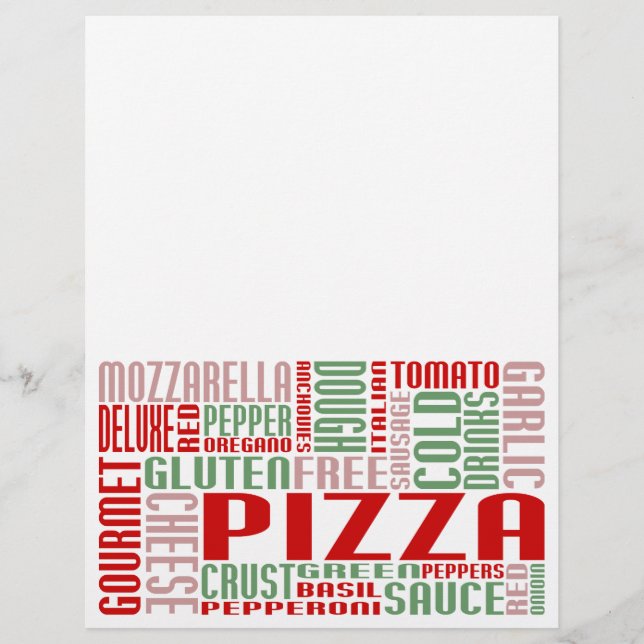 Lámina pizza chitChat (Anverso)