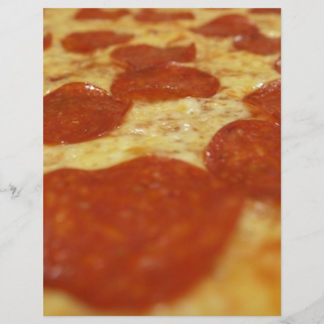 Lámina pizza de pepperoni (Anverso)