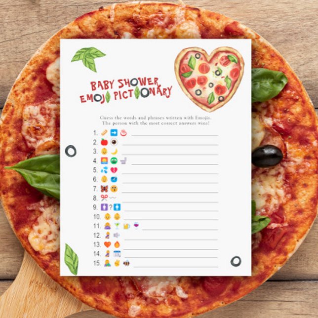 Lámina Pizza juego de emoji para bebés (Subido por el creador)
