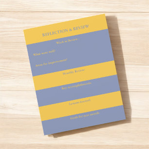 Lámina Planificador práctico de reflexión y revisión para