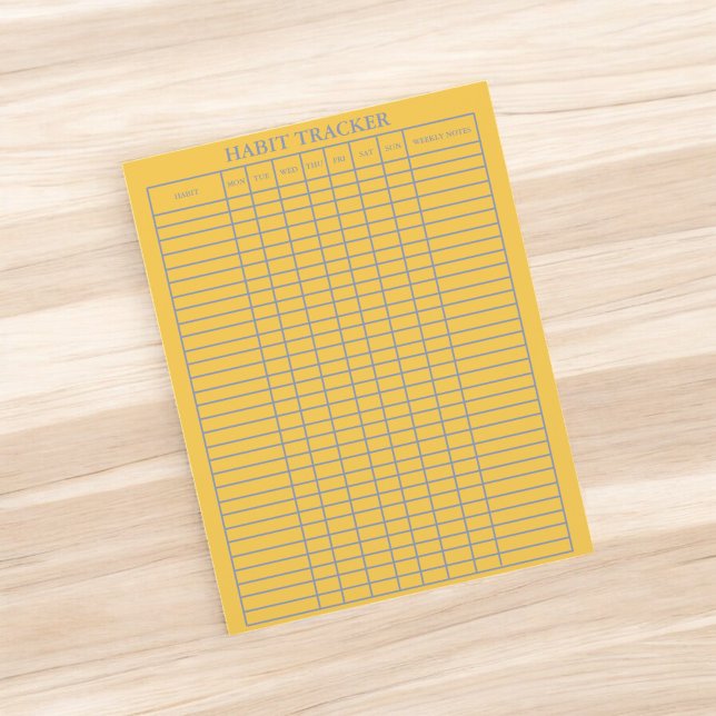 Lámina Planificador práctico y elegante del hábito de los (Subido por el creador)