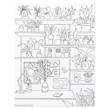 Plantas de flores decoración de colores ilustracio