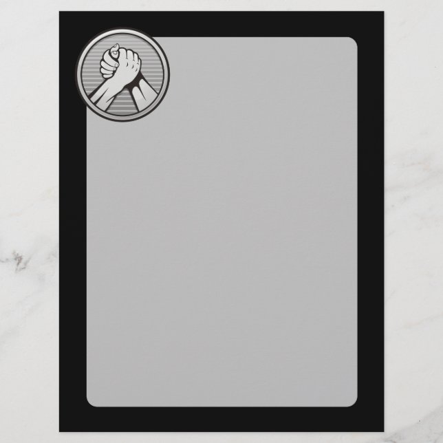 Lámina Plata de lucha de brazos (Anverso)