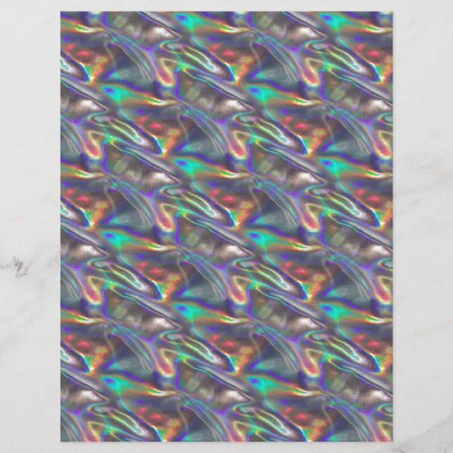 Lámina plata holográfica (Anverso)