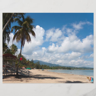 Lámina Playa Luquillo Puerto Rico