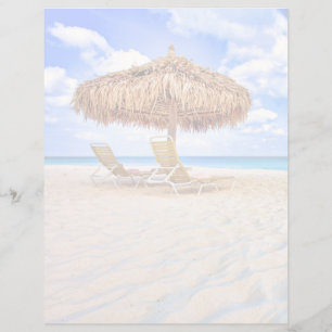 Lámina Playas tropicales   Playa de arena de Aruba