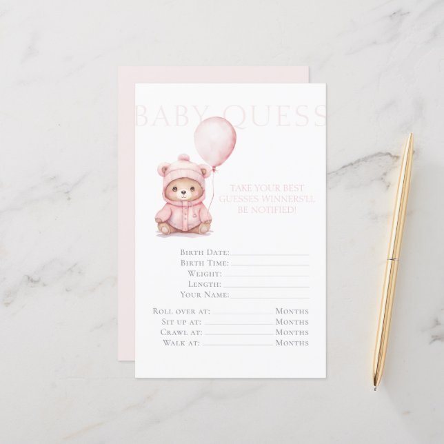 Lámina Podemos esperar a la partida de Baby Shower de Chi (Anverso/Reverso In Situ)