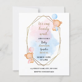 Lámina Podemos esperar, aguantar la invitación a revelar 