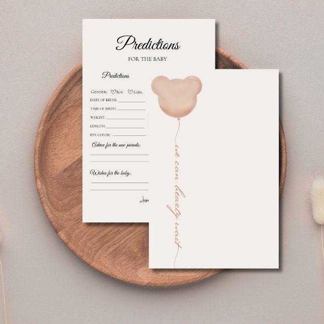 Lámina podemos esperar con ansiedad la ducha de bebé Jueg (Subido por el creador)