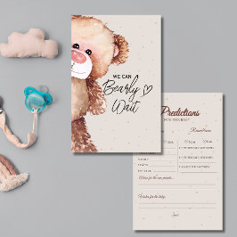 Lámina podemos esperar con ansiedad la ducha de bebé Jueg