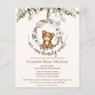 Lámina ¡Podemos Esperar! Invitación a Baby Shower de pres